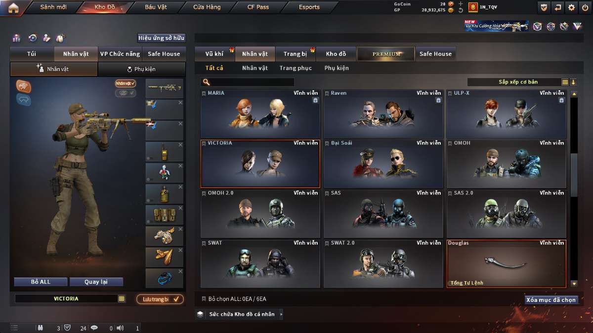 shop acc cf uy tin gia re